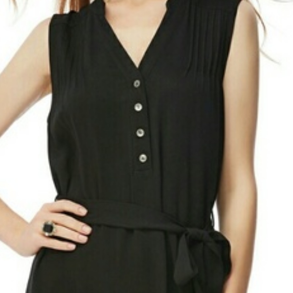 Black Dress with Tie - Picture 3 of 3